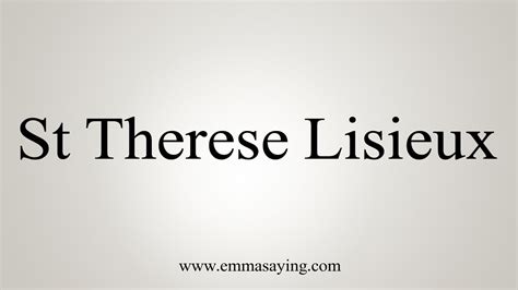 how to say lisieux.